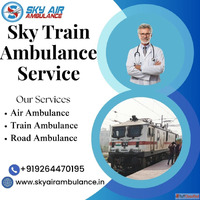 Sky Train Ambulance in Patna Provided Transfer Facilities Al...