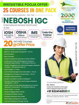Pooja Offers on NEBOSH IGC Course in Mumbai