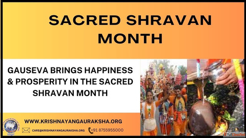 Gauseva Brings Happiness Prosperity in the Sacred Shravan Month at Krishnayan