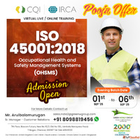 ISO 45001 Lead Auditor Course in Chennai