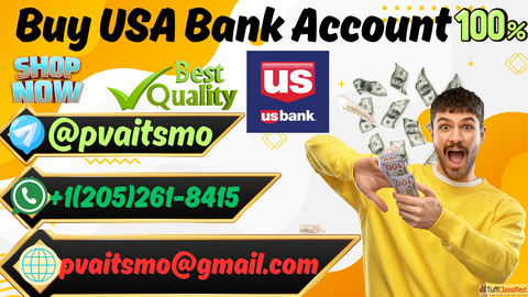 Buying VerifiedBuy USA Bank Account 100 Safe Old PVA Verified Accounts