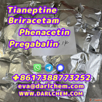 pregabalin Brivaracetam Tianeptine raw crystal powder 148553-50-8 High Quality