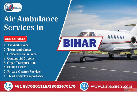 Life-Saving Air Ambulance Services in Bihar.