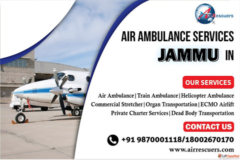 Affordable Air Ambulance Services in Jammu Air Rescuers.