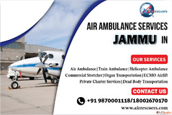 Affordable Air Ambulance Services in Jammu Air Rescuers.
