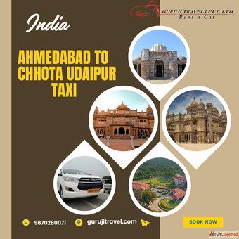 Ahmedabad to Chhota Udaipur Taxi service