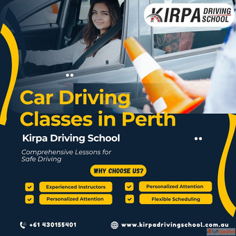 Car Driving Classes in Perth