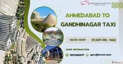 Ahmedabad to Gandhinagar Taxi service