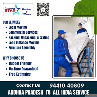 Professional Packers and Movers in Andhra Pradesh- The Star Packers and Movers in Vijayawada
