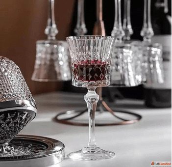 Crystal Red Wine Glass Perfect for Parties Dining and Gifting