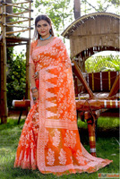 Buy Beautiful Jamdani Saree Styles Online at Mirraw
