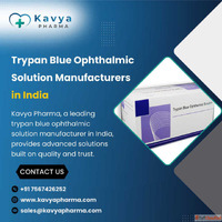 Trypan Blue Ophthalmic Solution Manufacturers in India