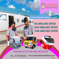 Look Superlative ICU Care Panchmukhi Air Ambulance in Varana...