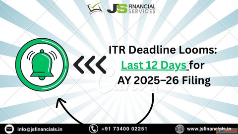 ITR Deadline Looms Last 12 Days for AY 2025-26 Filing