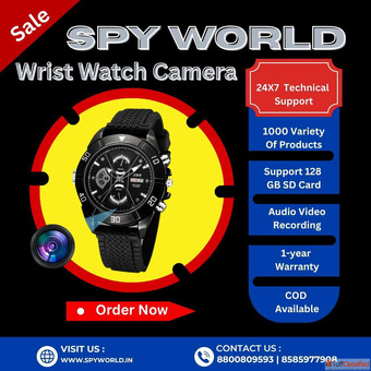 Wrist Watch Spy Camera Shop in Chattarpur - Spy World