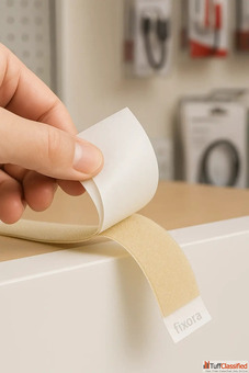 Heavy-Duty Adhesive Backed Velcro Strips - Walonium Textile