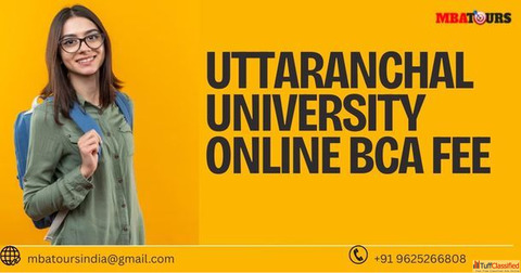Uttaranchal University online BCA fee