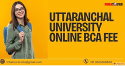 Uttaranchal University online BCA fee
