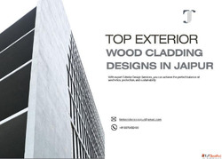 Top Exterior Wood Cladding Designs in Jaipur