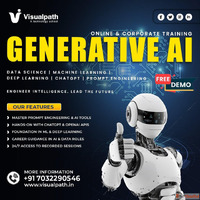 Best generative ai courses online for beginners Visualpath