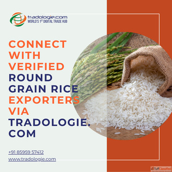 Connect with Verified Round Grain Rice Exporters via Tradologie.com