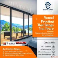 Aluminium Sliding Doors Supplier in Delhi Biznis Cafe
