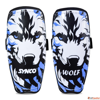 Synco Wolf Shin Guard Professional Shin Guard with Double Velcro