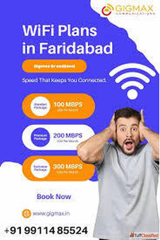 WiFi Plan in Faridabad - Gigmax