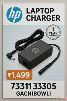Original HP Laptop Charger in Gachibowli - Best Price Warranty