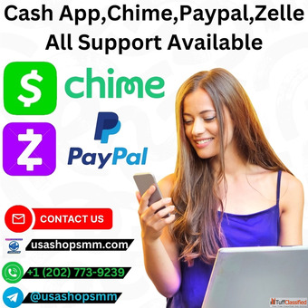 Cash App Chime PayPal Zelle All Accounts Support Available