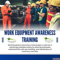 How does Work Equipment Awareness training improve workplace...