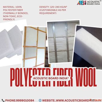 Polyester Fiber Wool - Premium Acoustic Insulation Material