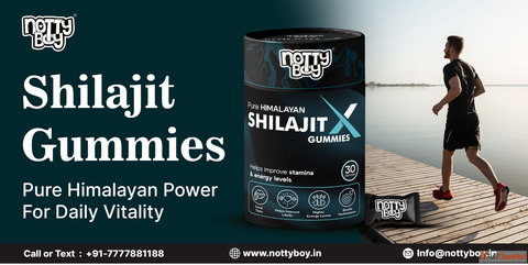 NottyBoy Shilajit X Gummies - Power Strength Vitality