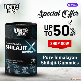 NottyBoy Shilajit X Gummies - Power Strength Vitality