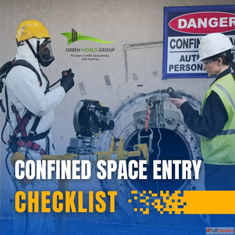 Confined space entry checklist What should you check before going in
