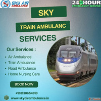 Sky Train Ambulance Services in Patna takes care of your pat...