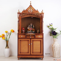 Elegant Wooden Mandir for Home