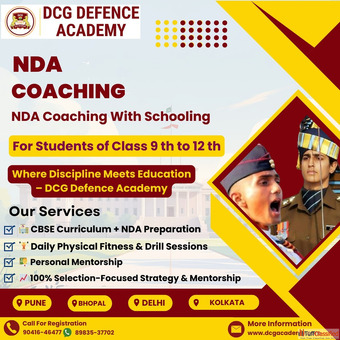NDA Preparation After 10th Class With School in Bhopal - DCG Defence Academy
