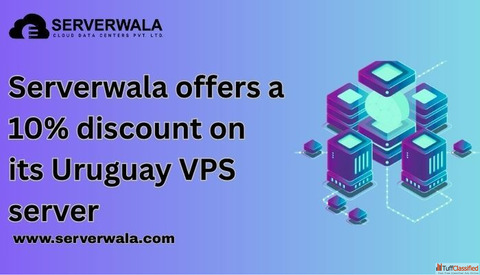 Serverwala offers a 10 discount on its Uruguay VPS server