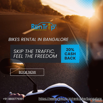 Rent a Bike in Bangalore at Afforable Price Range