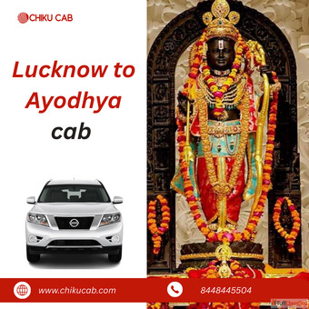 Lucknow to Ayodhya cab at 1749 Upto 20 off