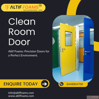Reliable Clean Room Door Manufacturer in Gurugram India - Altif Foams