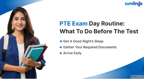 PTE Exam Day Routine What to Do Before the Test