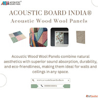 Acoustic Wood Wool Panels - Sustainable Sound Absorption Sol...