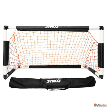 SYNCO Goal Post for Kids Portable Easy Setup Soccer Goal Net 4x2 Fee