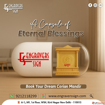 Premium Corian Temple in Kirti Nagar