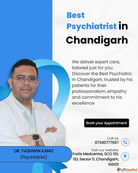 Dr. Yashwin Kang provides individualized anxiety treatment in Chandigarh