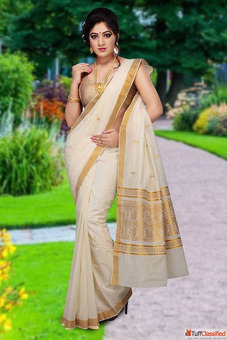 Shop Kerala Saree - Elegant Kasavu Weaves Online at Best Prices