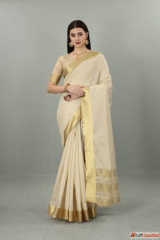 Shop Kerala Saree - Elegant Kasavu Weaves Online at Best Prices