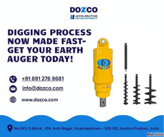 Digging Process Now Made Fast-Get Your Earth Auger Today